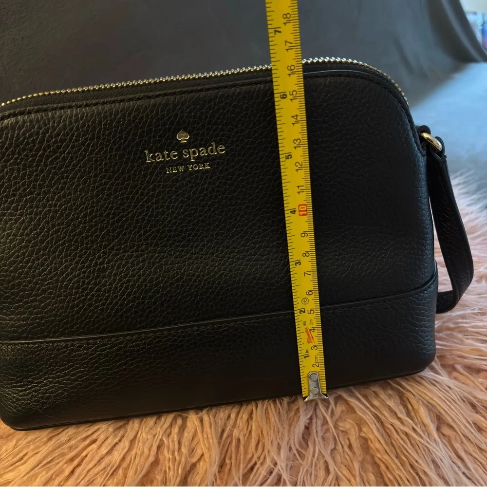 Kate Spade Black Pebbled Leather Crossbody Bag